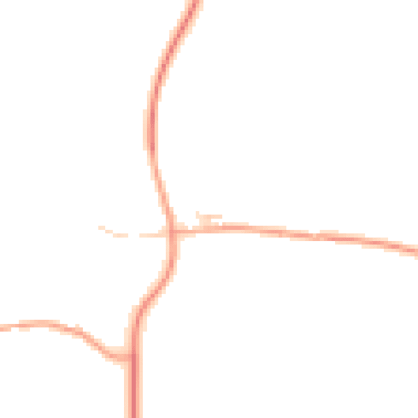 Daytime road noise heatmap for NR21 0LE