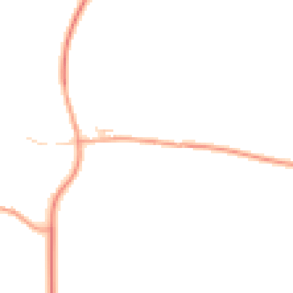 Daytime road noise heatmap for NR21 0LF