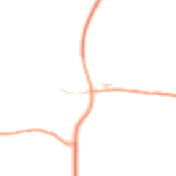 Daytime road noise heatmap for NR21 0LG