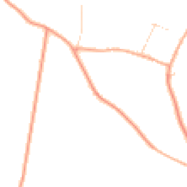 Daytime road noise heatmap for NR21 0PW