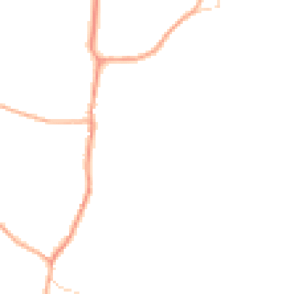 Daytime road noise heatmap for NR21 0QE