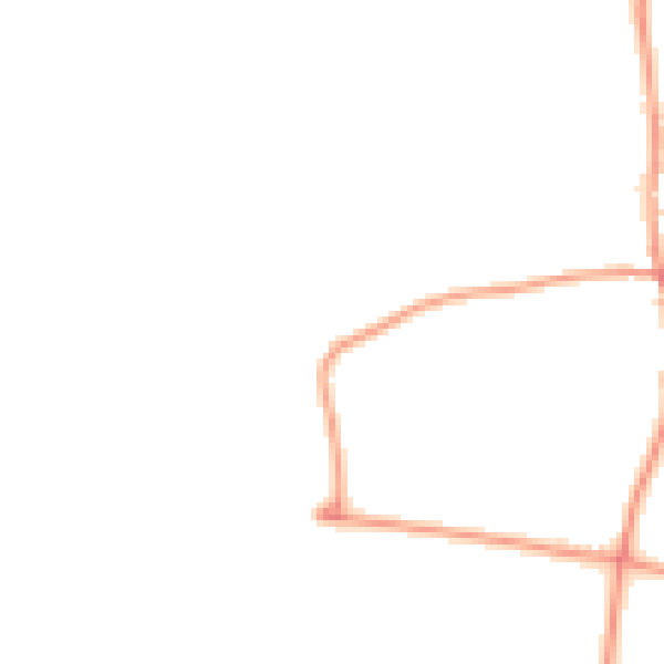 Daytime road noise heatmap for NR21 0QG