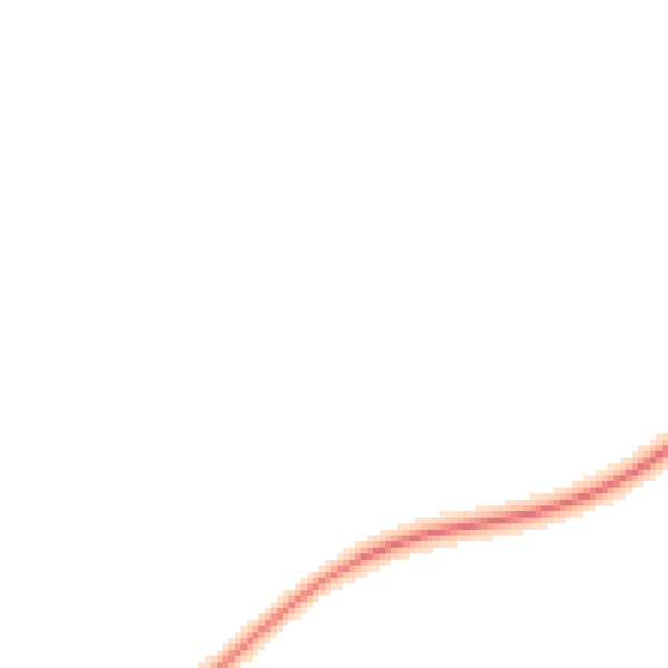 Night-time road noise heatmap for NR21 0QQ