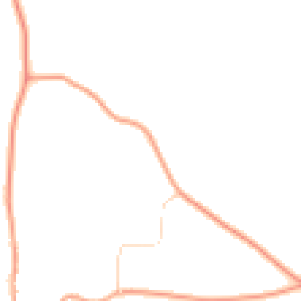 Daytime road noise heatmap for NR21 0QT