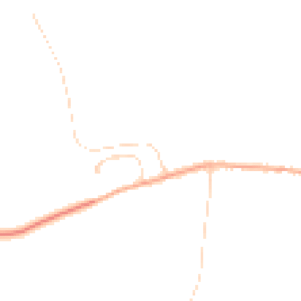 Daytime road noise heatmap for NR21 7AL