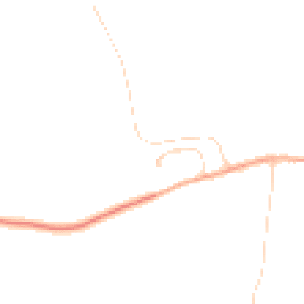 Daytime road noise heatmap for NR21 7AU