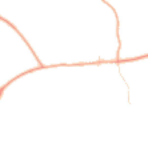 Daytime road noise heatmap for NR21 7BL