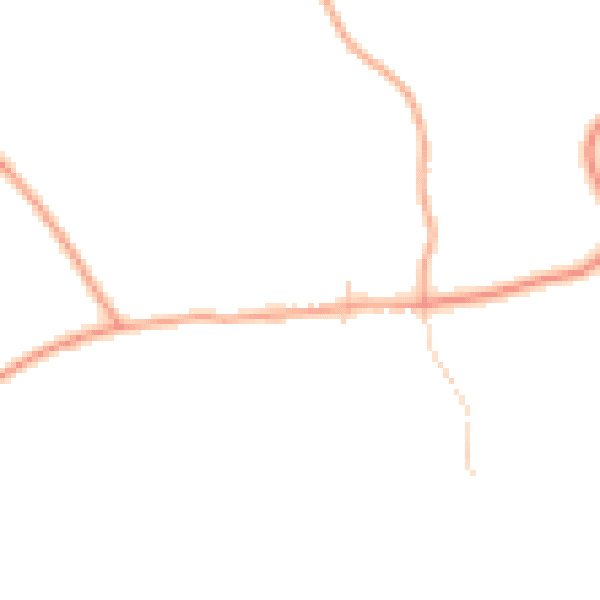 Daytime road noise heatmap for NR21 7BP