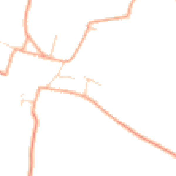 Daytime road noise heatmap for NR21 7JH