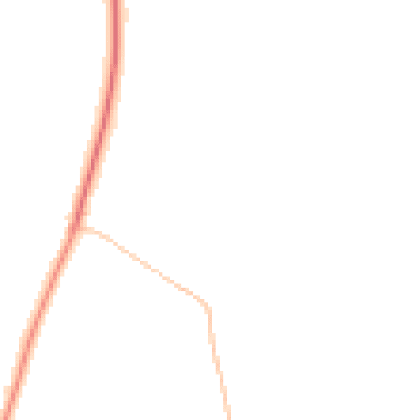Night-time road noise heatmap for NR21 7LE