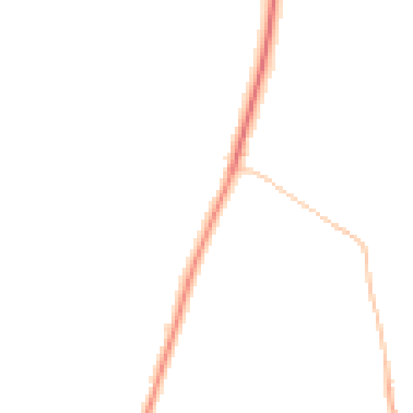 Night-time road noise heatmap for NR21 7LN