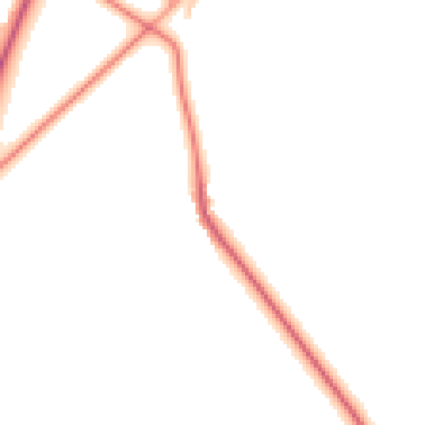 Daytime road noise heatmap for NR21 7NA