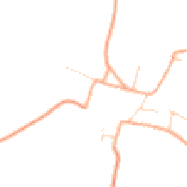 Daytime road noise heatmap for NR21 7NP