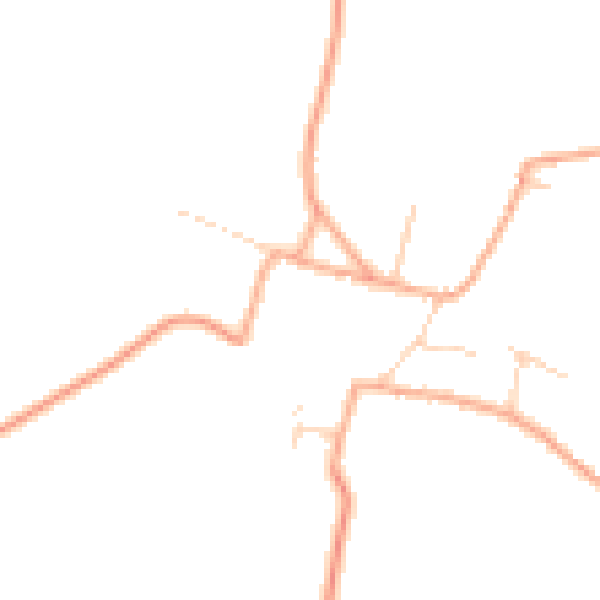 Daytime road noise heatmap for NR21 7NZ