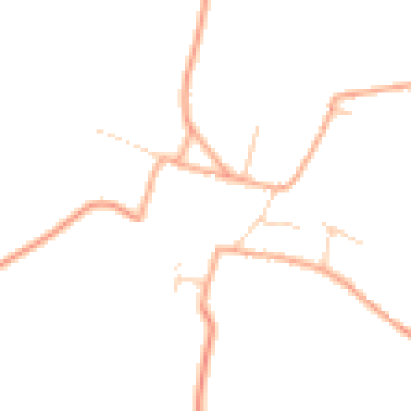 Daytime road noise heatmap for NR21 7PB