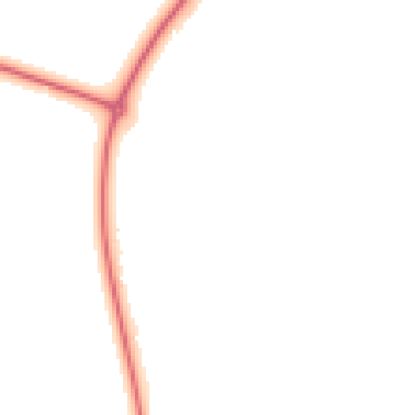 Night-time road noise heatmap for NR21 9HG