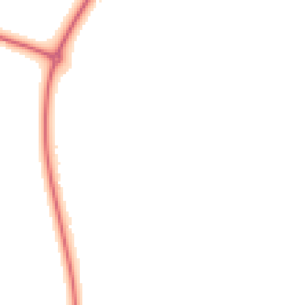 Night-time road noise heatmap for NR21 9HQ
