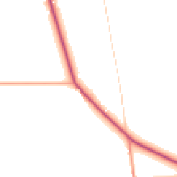 Daytime road noise heatmap for NR21 9JA