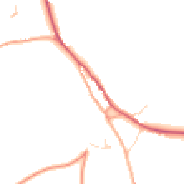 Daytime road noise heatmap for NR21 9PG