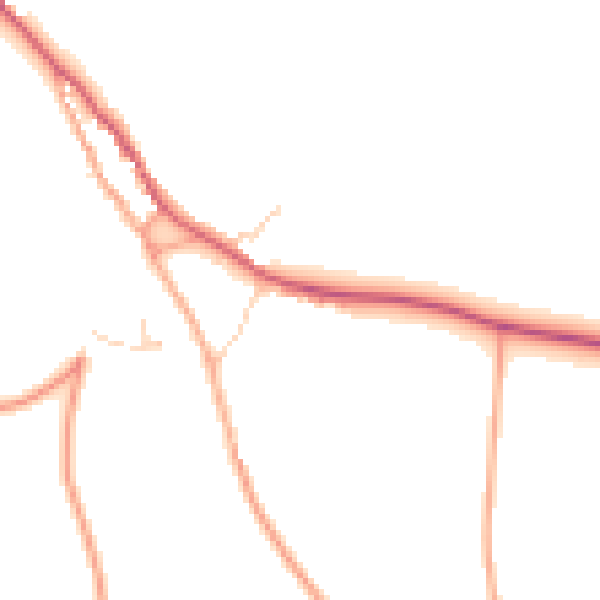 Daytime road noise heatmap for NR21 9PR