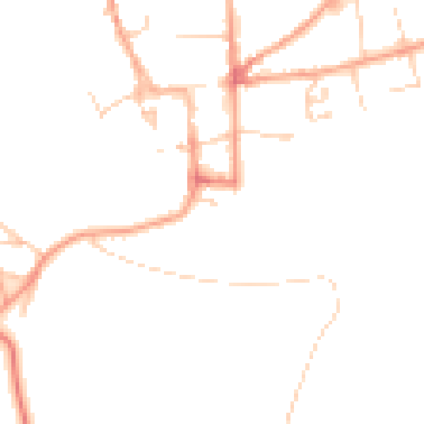 Daytime road noise heatmap for NR21 9TB