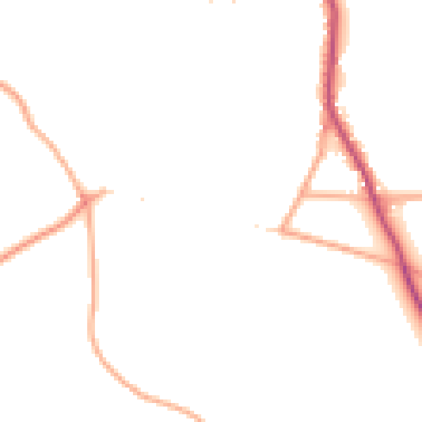 Daytime road noise heatmap for NR24 2AF