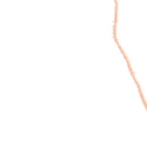 Night-time road noise heatmap for NR24 2AF