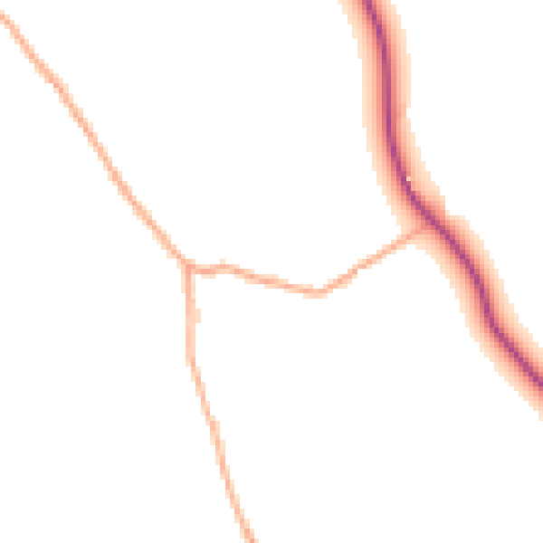 Daytime road noise heatmap for NR24 2AU