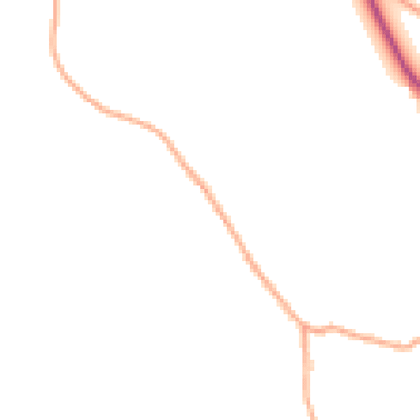 Daytime road noise heatmap for NR24 2AX