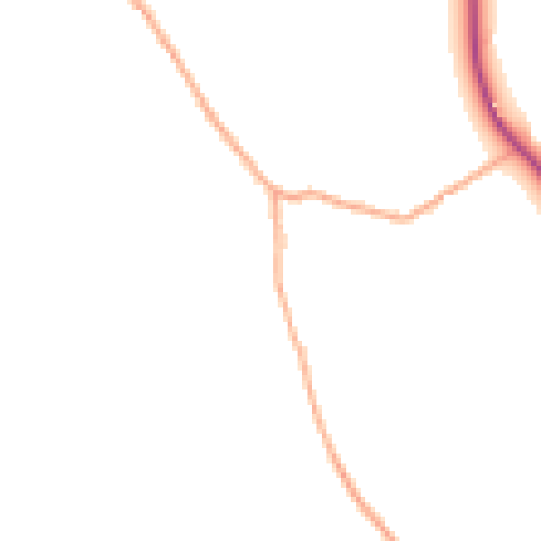 Daytime road noise heatmap for NR24 2AY