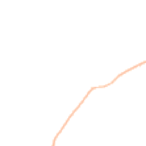 Night-time road noise heatmap for NR24 2BA