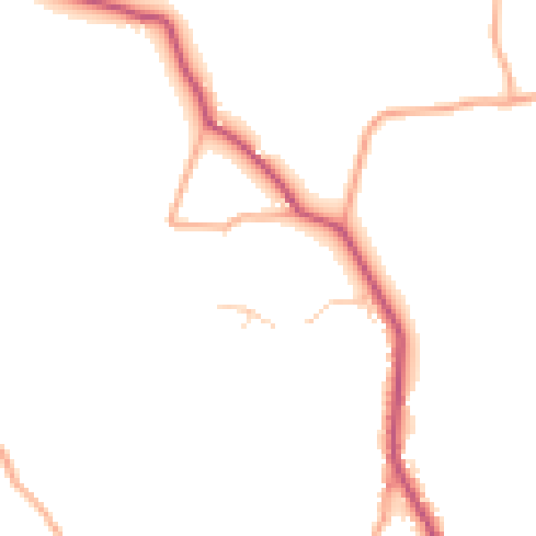 Daytime road noise heatmap for NR24 2BF