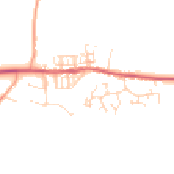 Daytime road noise heatmap for NR24 2DS