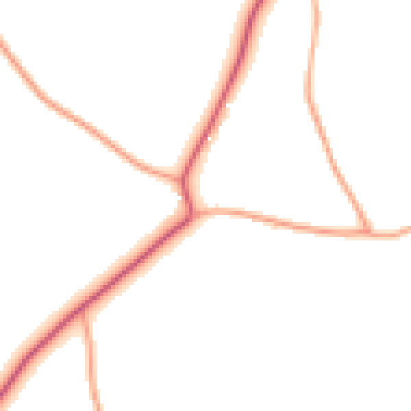 Daytime road noise heatmap for NR24 2EA