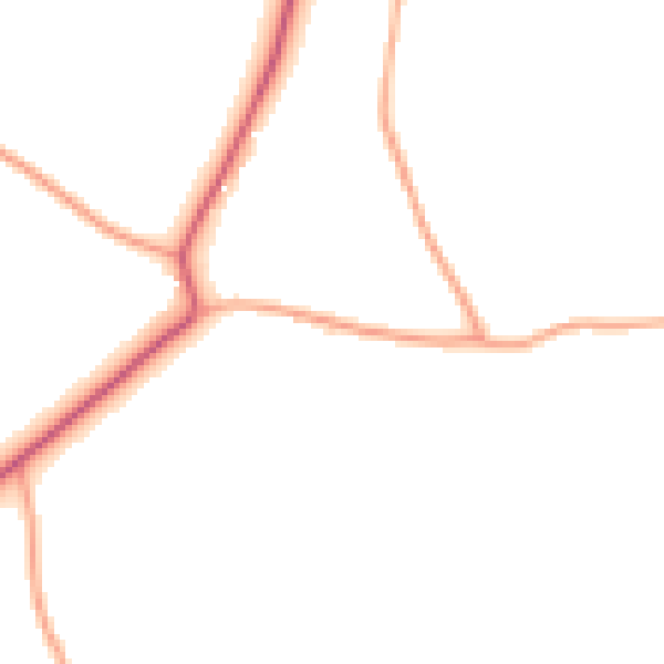 Daytime road noise heatmap for NR24 2EB