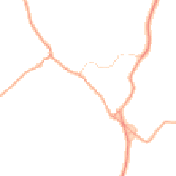Daytime road noise heatmap for NR24 2EJ