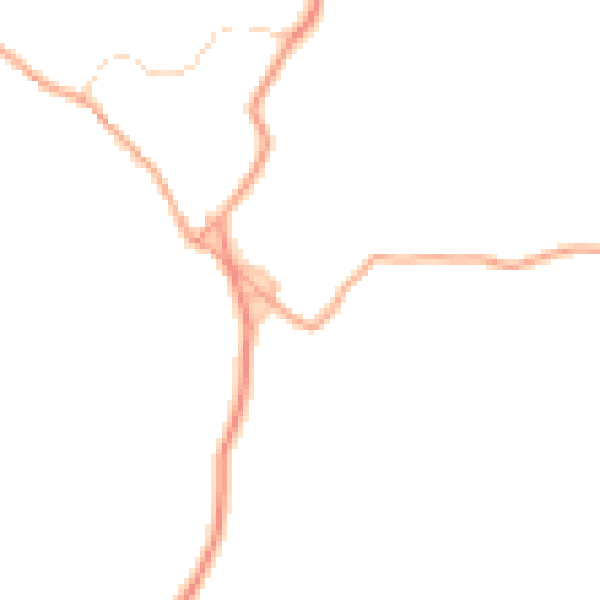 Daytime road noise heatmap for NR24 2EL