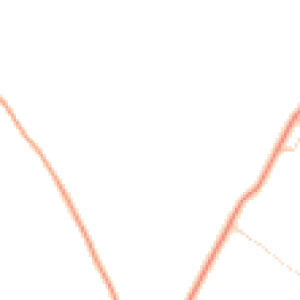 Daytime road noise heatmap for NR24 2ES
