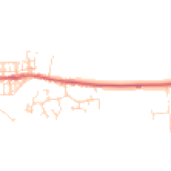 Daytime road noise heatmap for NR24 2HQ
