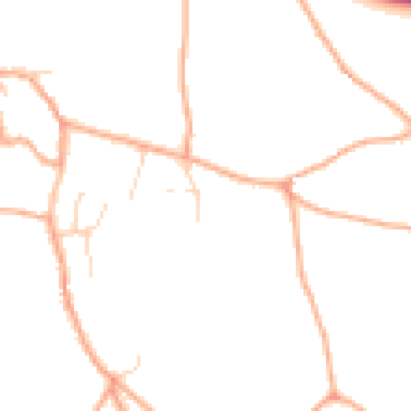 Daytime road noise heatmap for NR24 2JG