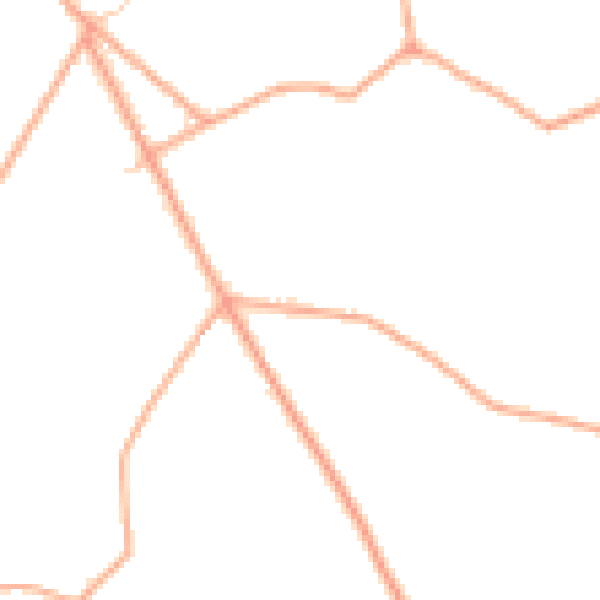 Daytime road noise heatmap for NR24 2JW