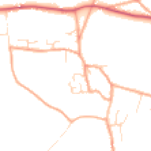 Daytime road noise heatmap for NR24 2ND