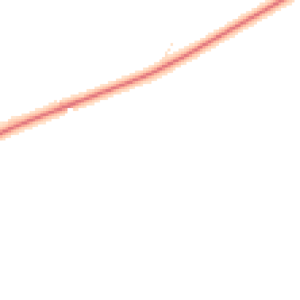 Night-time road noise heatmap for NR24 2PJ