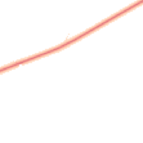Night-time road noise heatmap for NR24 2PL