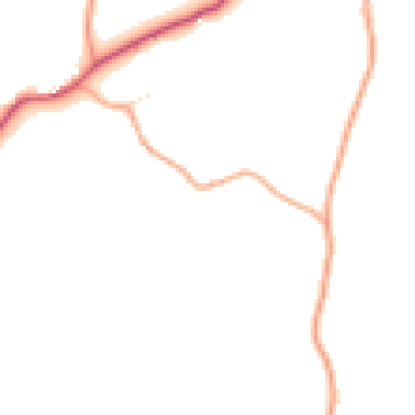 Daytime road noise heatmap for NR24 2PZ