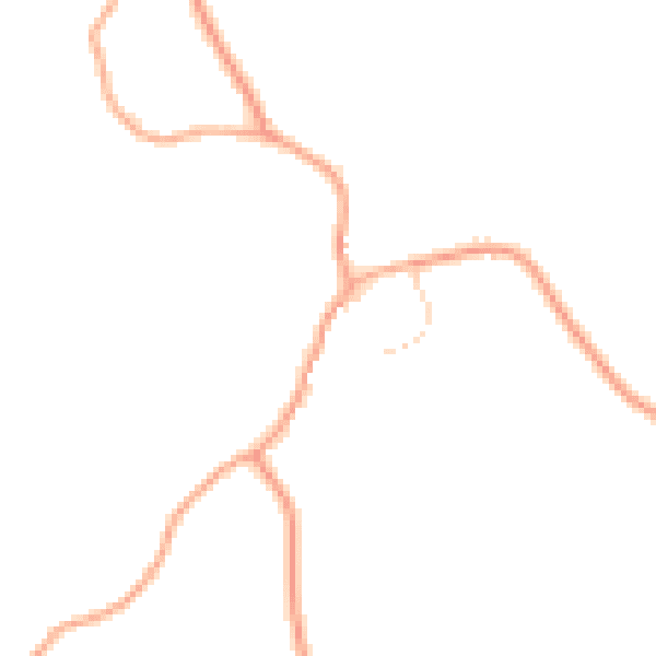 Daytime road noise heatmap for NR24 2QF