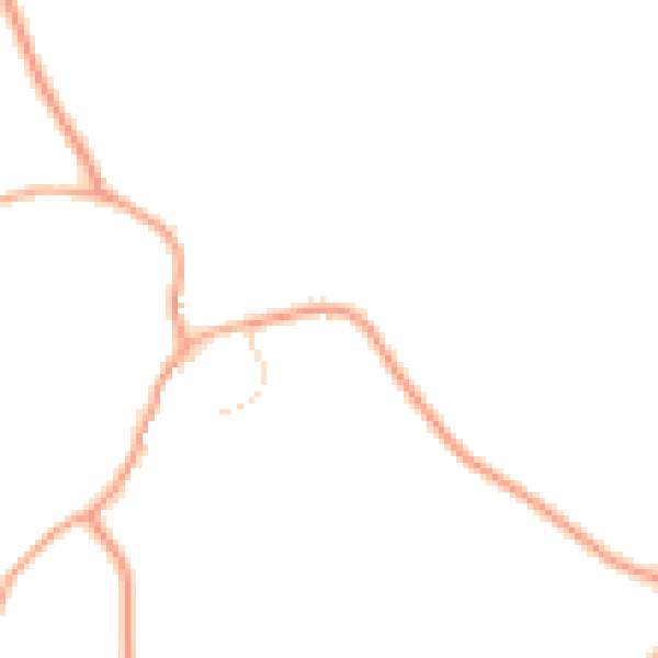 Daytime road noise heatmap for NR24 2QH
