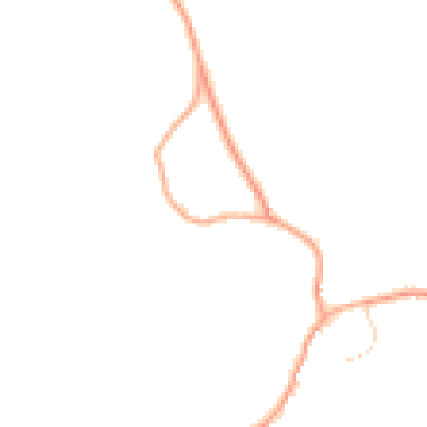 Daytime road noise heatmap for NR24 2QQ