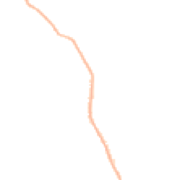 Night-time road noise heatmap for NR24 2RP