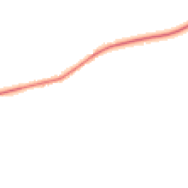 Night-time road noise heatmap for NR25 6AD